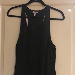 Joie Black racerback dress